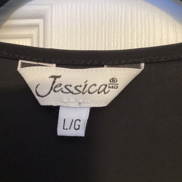 Jessica black wrap top - Picture 3 of 3